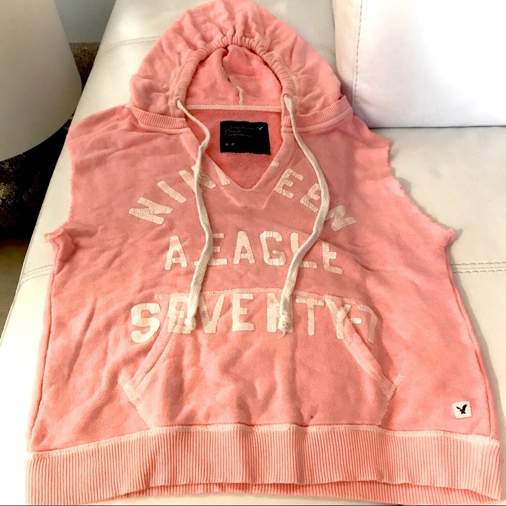 American Eagle Outfitters Sleeveless Hoodie S